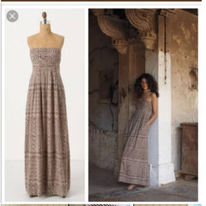 Anthropologie Edme & Esyllte Bohemian Maxi Dress 0